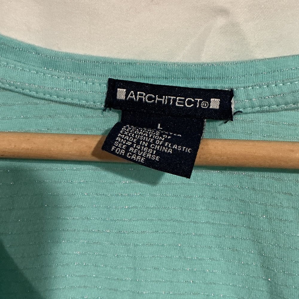 Architect Teal Short Sleeve Tee - Picture 2 of 7